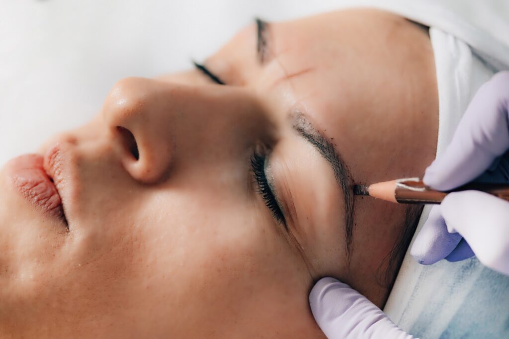 Professional Microblading of Eyebrows